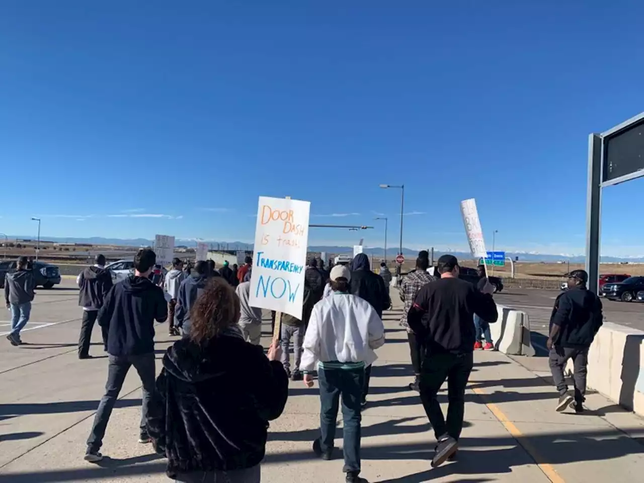 Drivers Union Staged Strike at DIA the Saturday After Thanksgiving