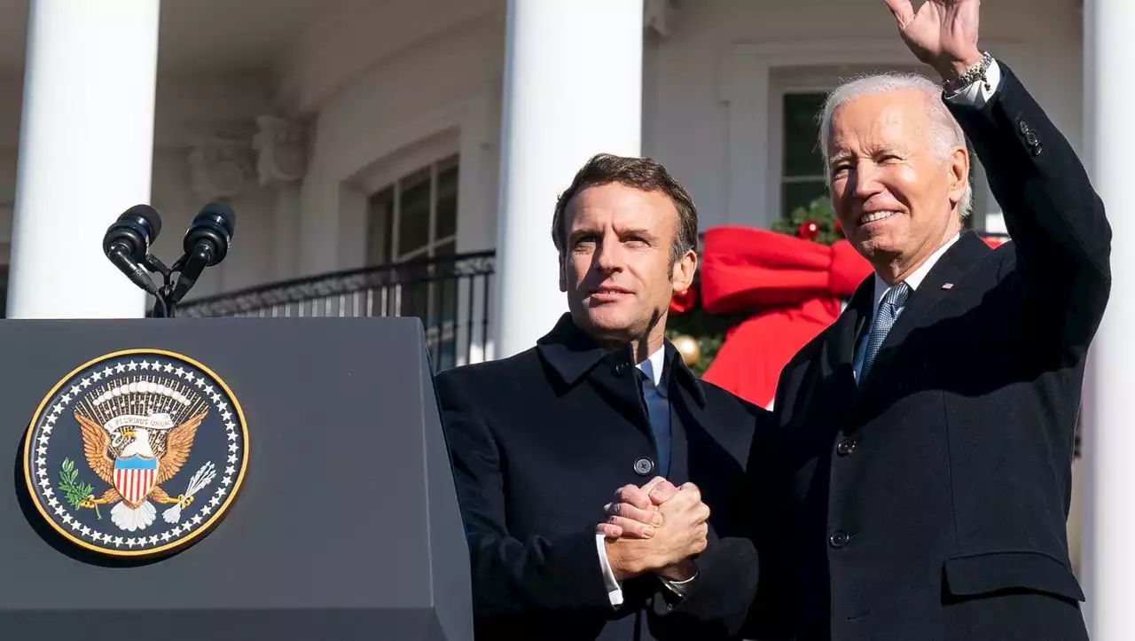 (S+) Emmanuel Macron bei Joe Biden: Verhandeln mit Russland, aber wie?