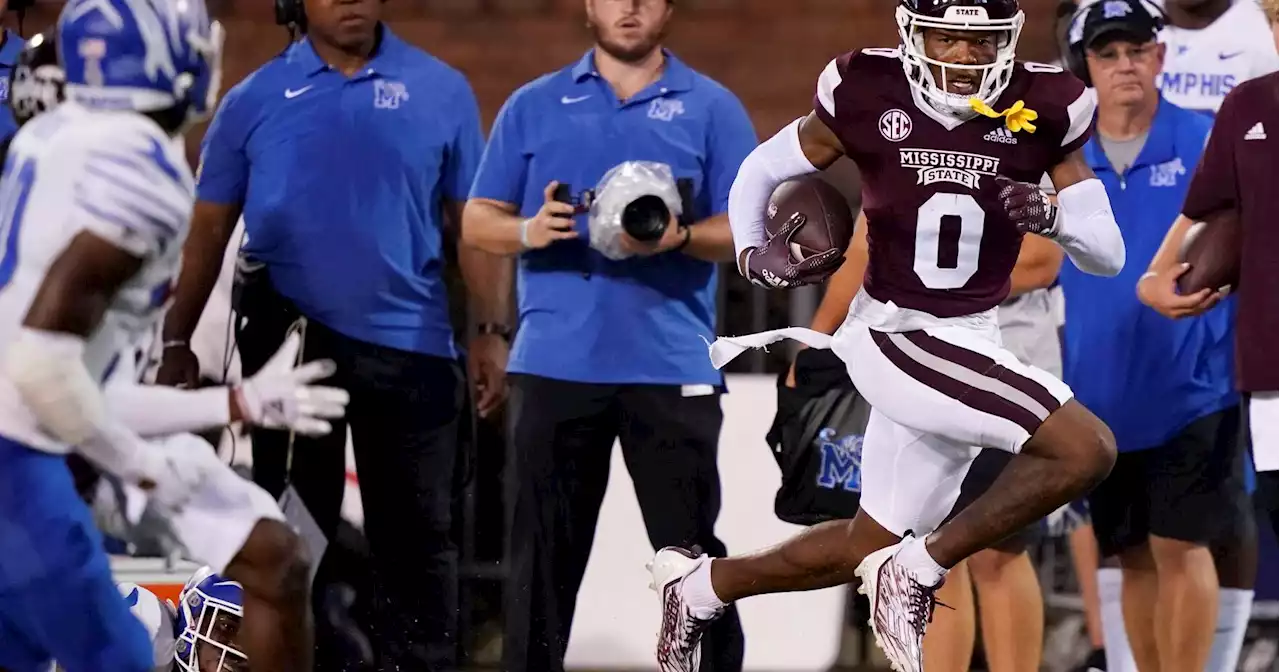 Former Eufaula star, Mississippi State receiver Rara Thomas entering transfer portal