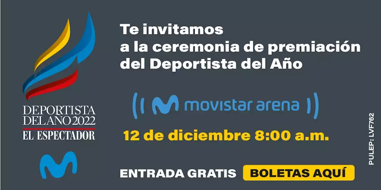 Deportista del Año 2022: asista a la ceremonia de premiación en el Movistar Arena