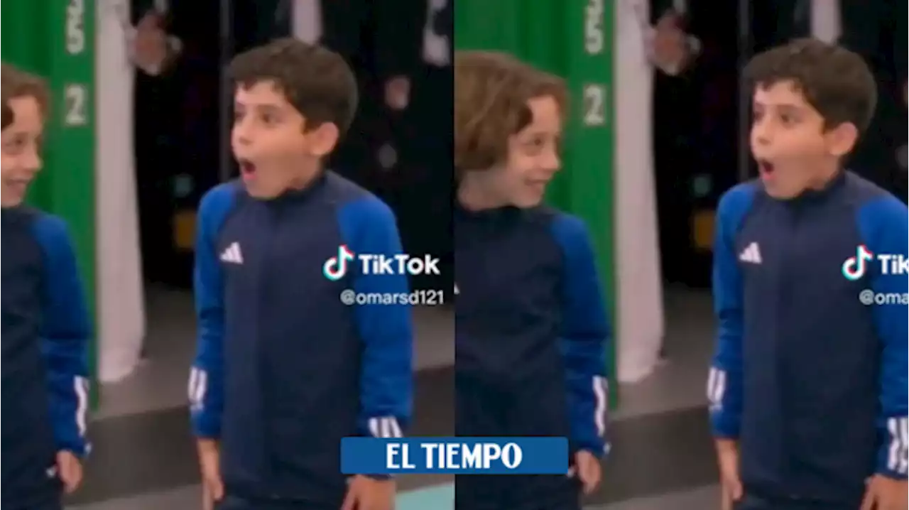 Video: la emotiva reacción de un niño tras el saludo de Cristiano Ronaldo