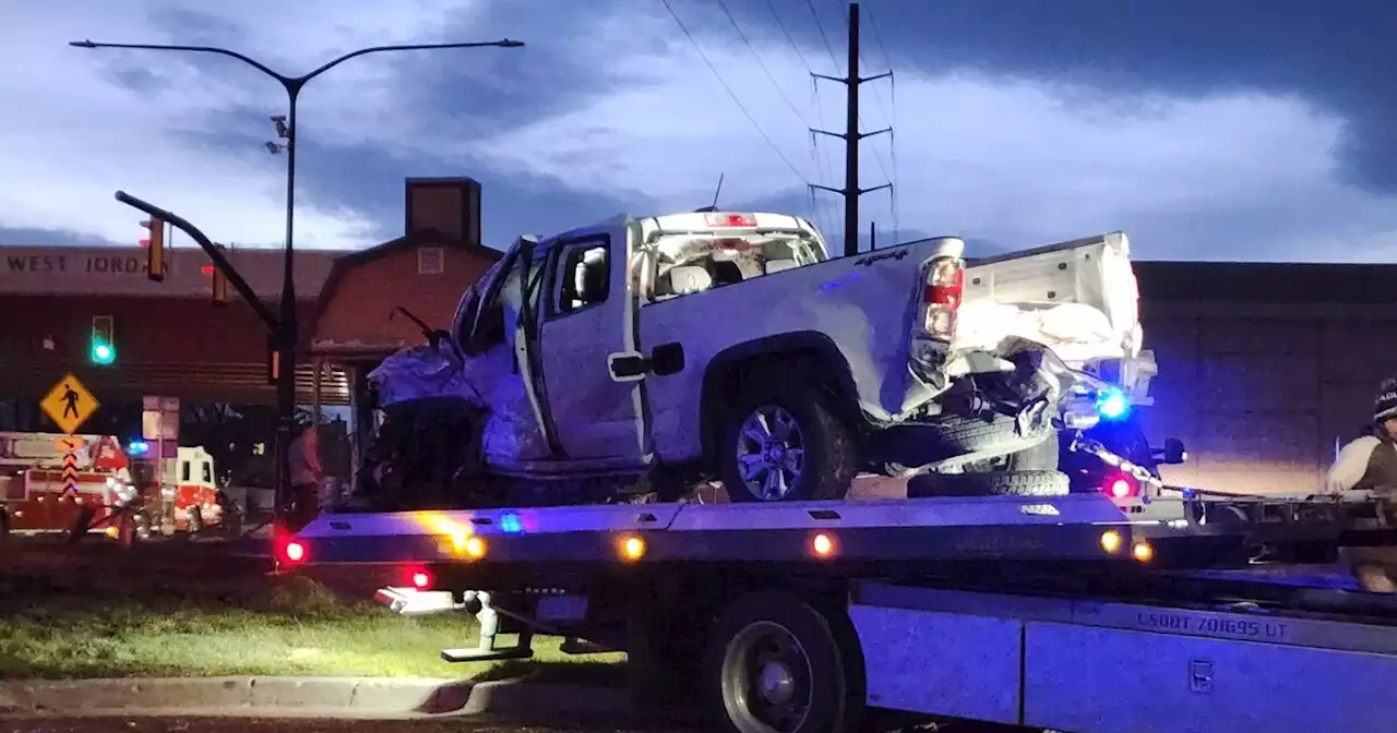 One man dead after high-speed collision in West Jordan