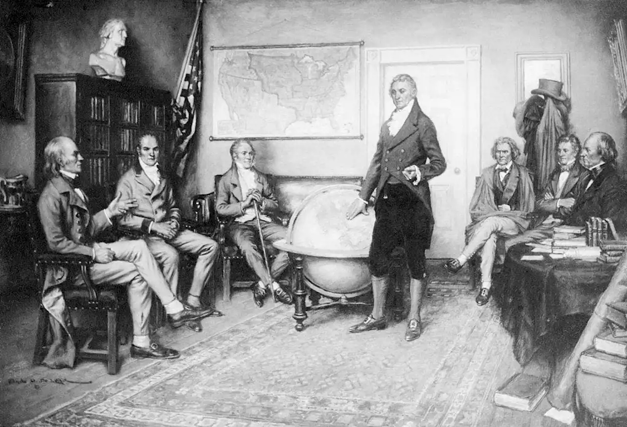 On this day in history, Dec. 2, 1823, President Monroe touts doctrine defending Western Hemisphere