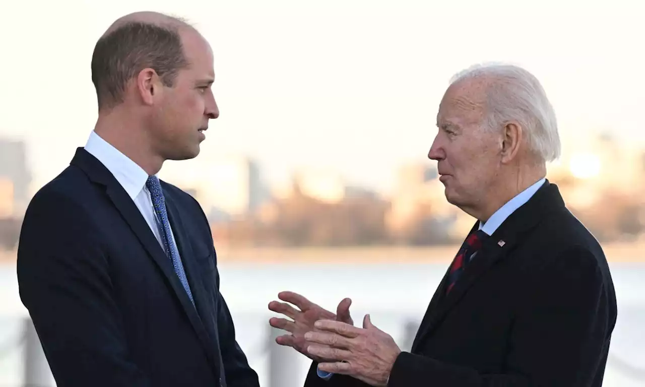 Prince William expresses 'thanks to America' as he meets President Biden