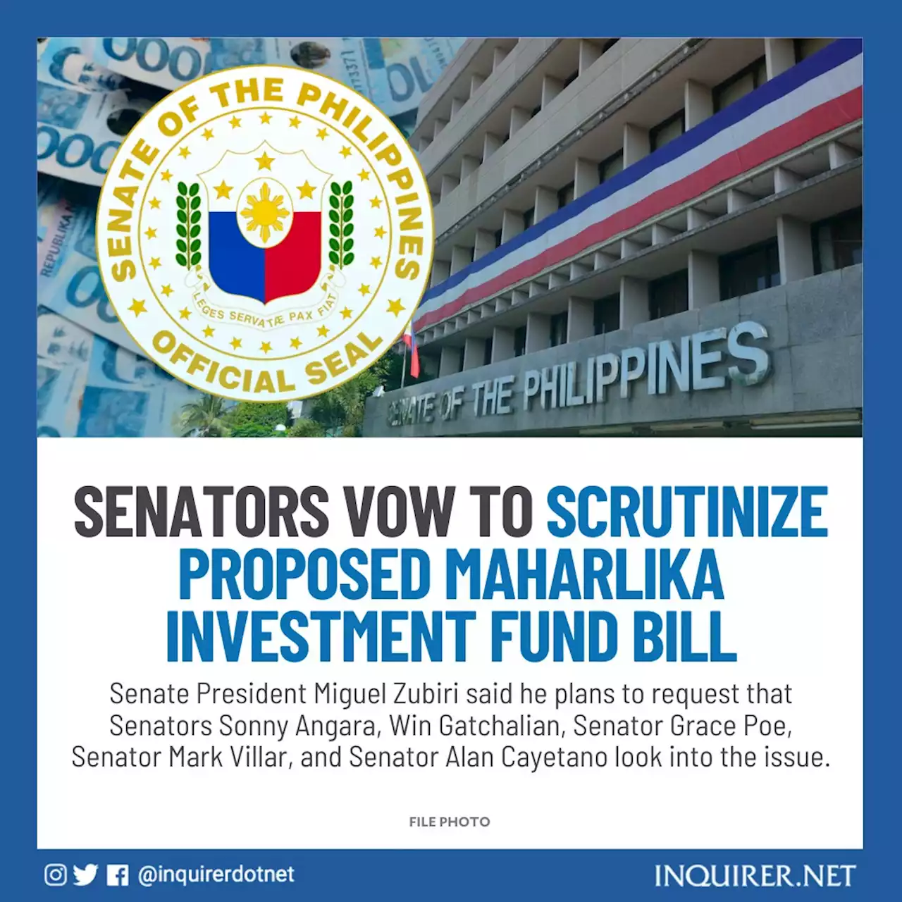 Senators vow to scrutinize proposed Maharlika Investment Fund bill