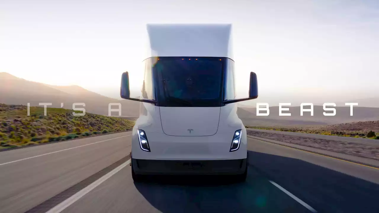 Tesla Semi: 'It's A Beast' With Tri-Motor System