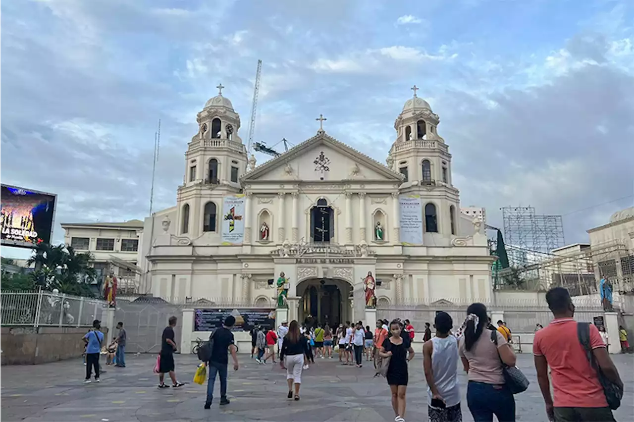 Quiapo Church prohibits bringing of large-size religious images, standartes during Nazarene feast