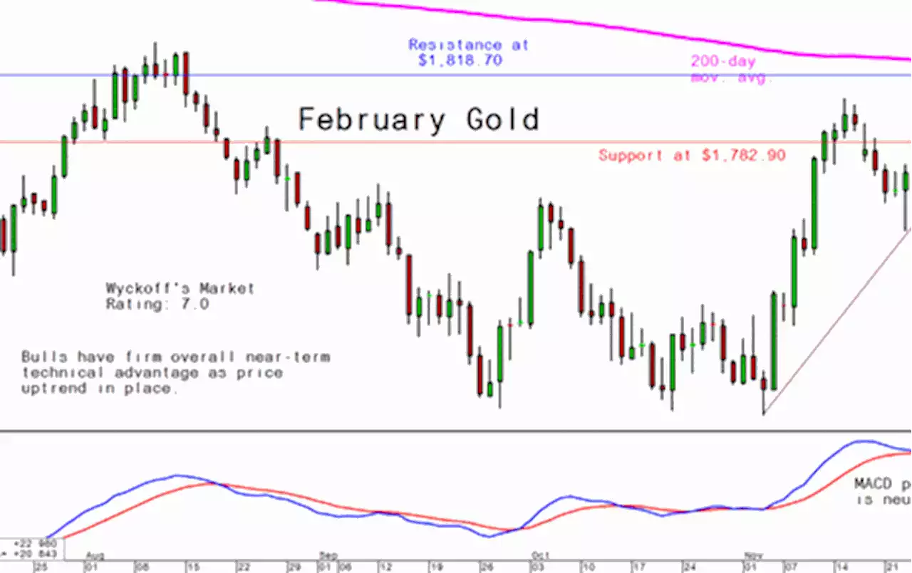 Friday Charts for Gold, Silver and Platinum and Palladium, December 2