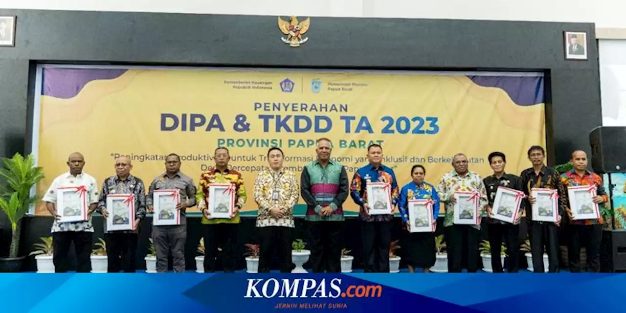 Serahkan DIPA 2023, Pj Gubernur Papua Barat Ingatkan Bupati/Wali Kota Monitor Inflasi