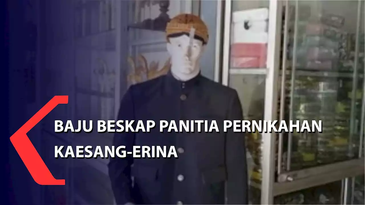 Baju Beskap Panitia Pernikahan Kaesang-Erina