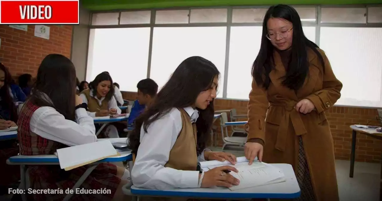 Así aprenden chino los niños de los barrios más pobres de Bogotá