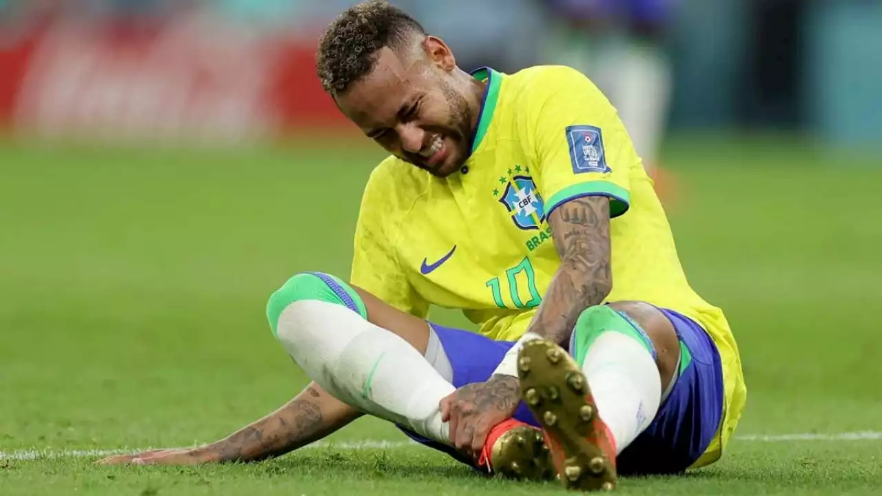 Neymar preocupa en Brasil, es duda para los Octavos de Final del Mundial Qatar 2022