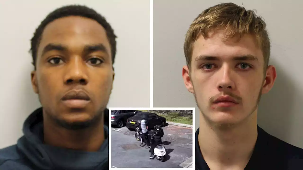 Lawless London: Brazen thieves try to steal a judge's motorbike from outside crown court