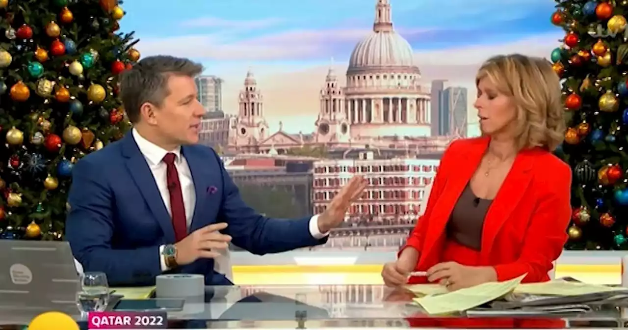 'Rude' Ben Shephard cuts Kate Garraway off and tells her to 'be quiet'