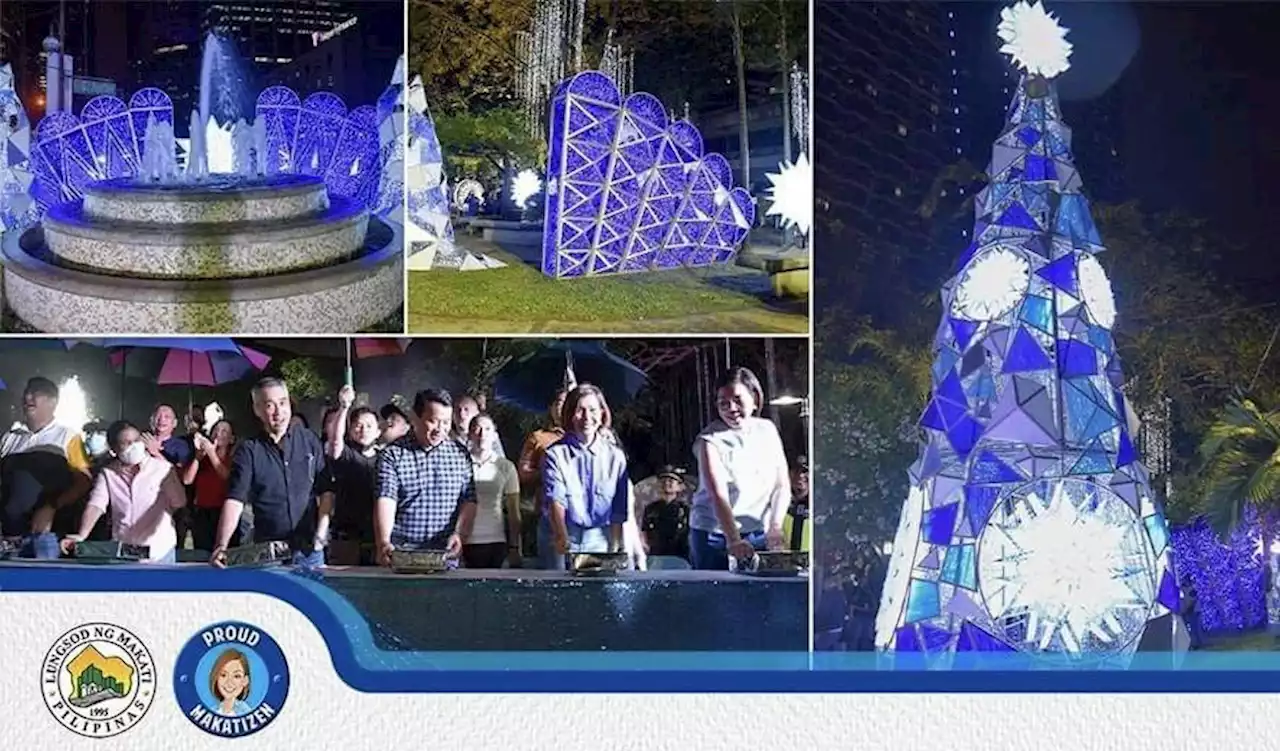 Makati City lights up for Christmas