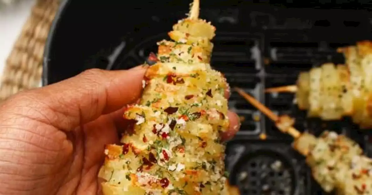 Shoppers go wild for air fryer Christmas tree potatoes that cost pennies