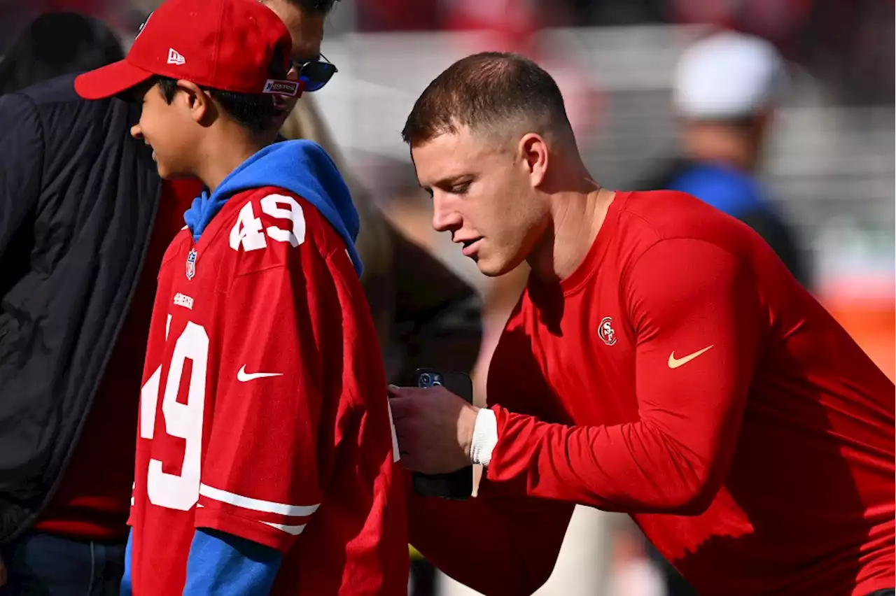 49ers practice: Christian McCaffrey returns, Deebo Samuel absent in rain