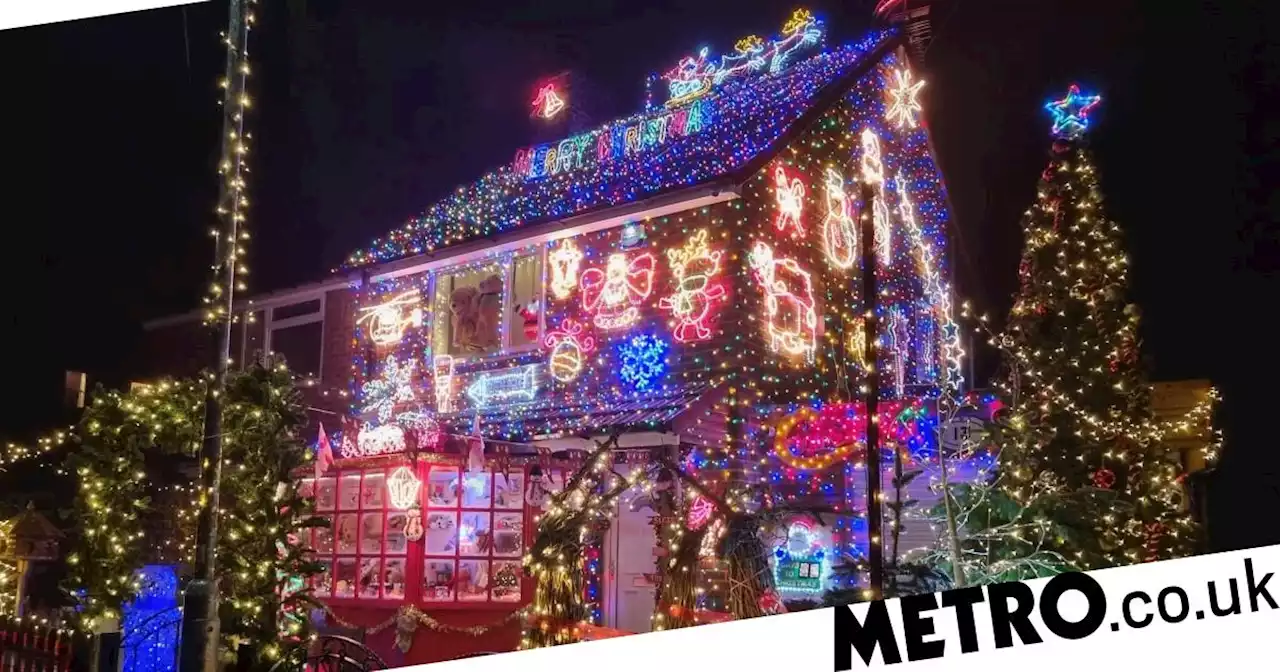 Man covers home with 10,000 LED lights to 'bring back the magic' of Christmas