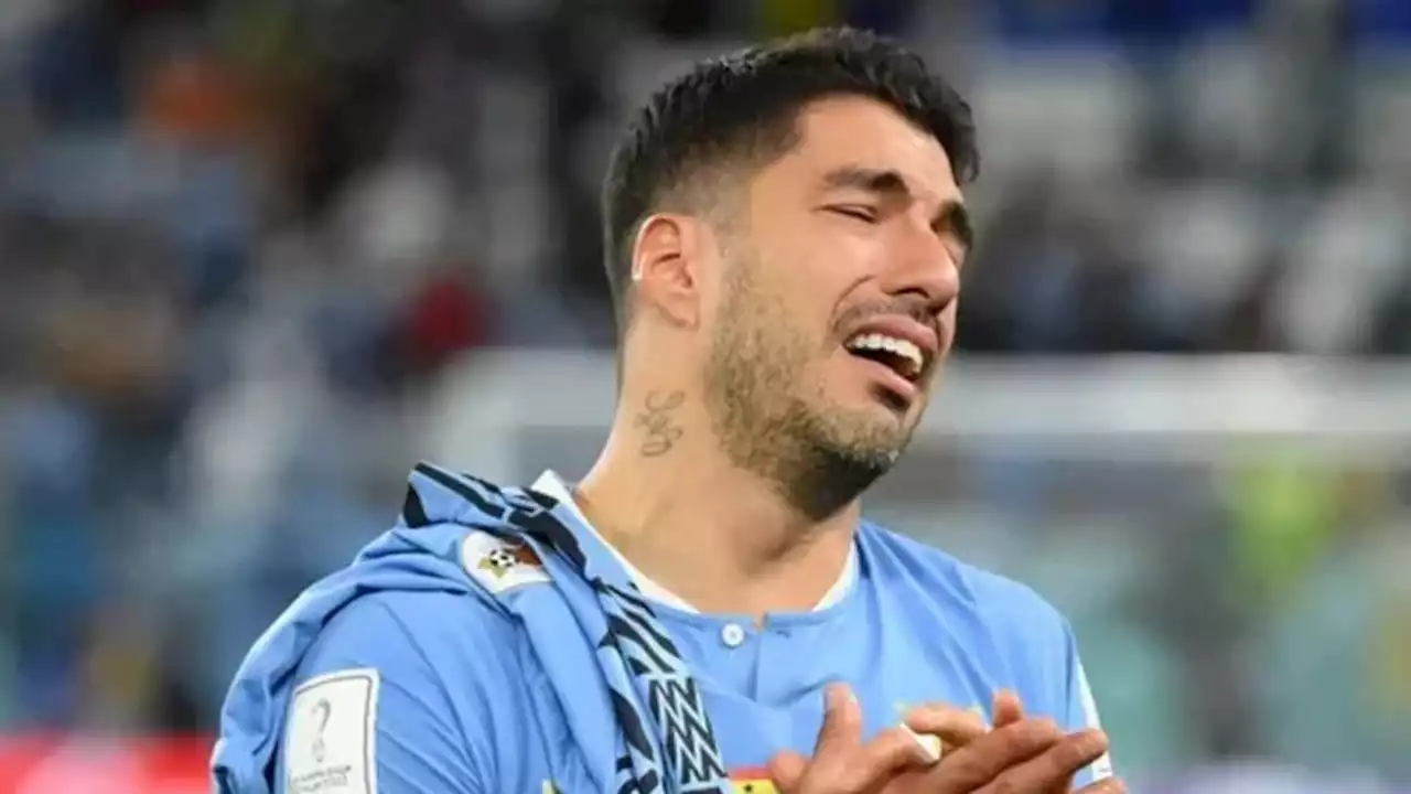 VIDEO: Llanto desconsolado de Luis Suarez tras la eliminación de Uruguay