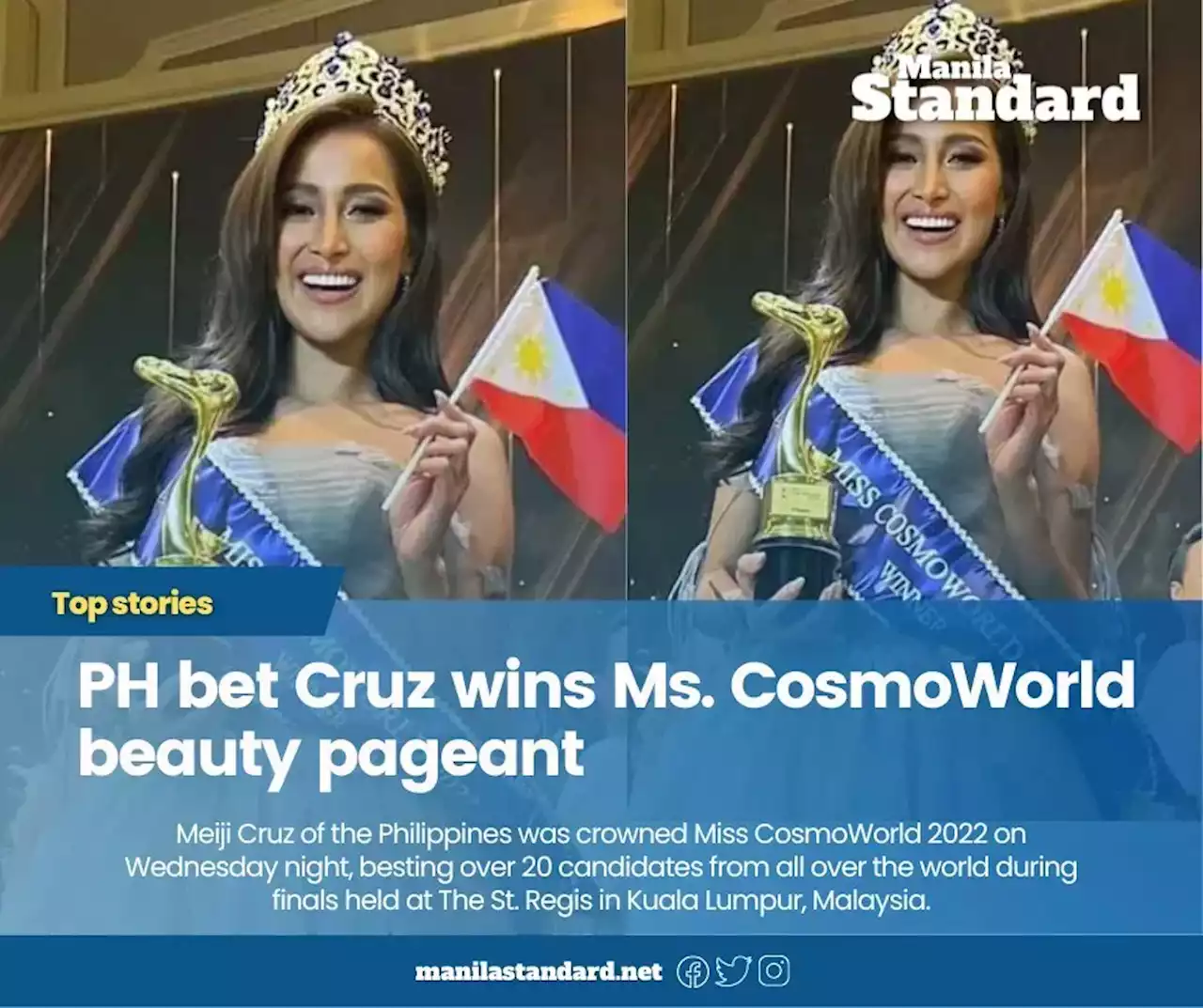 PH bet Cruz wins Ms. CosmoWorld beauty pageant