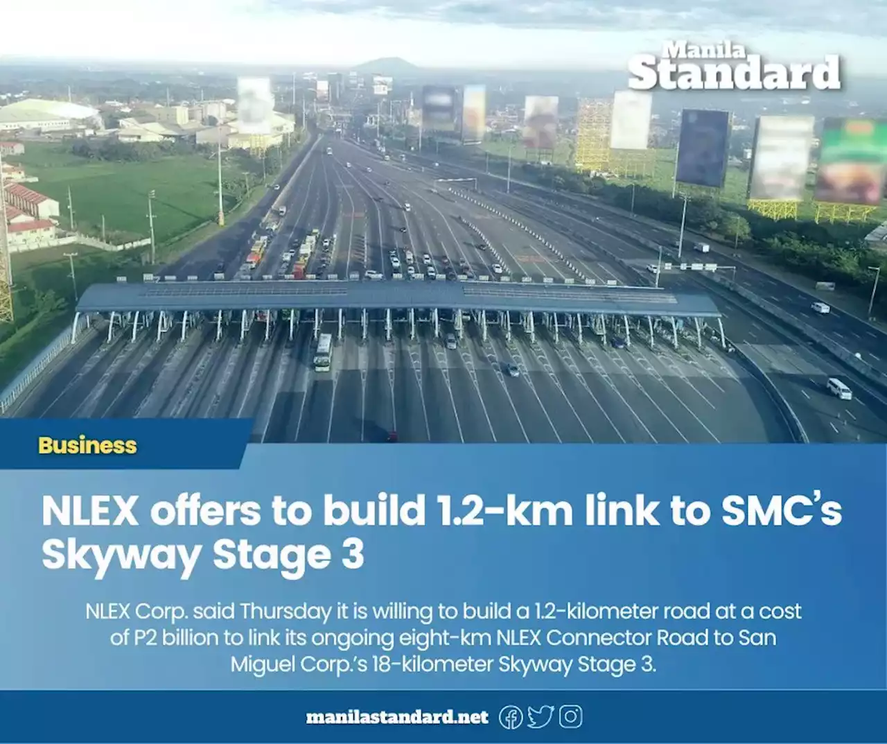 NLEX offers to build 1.2-km link to SMC’s Skyway Stage 3