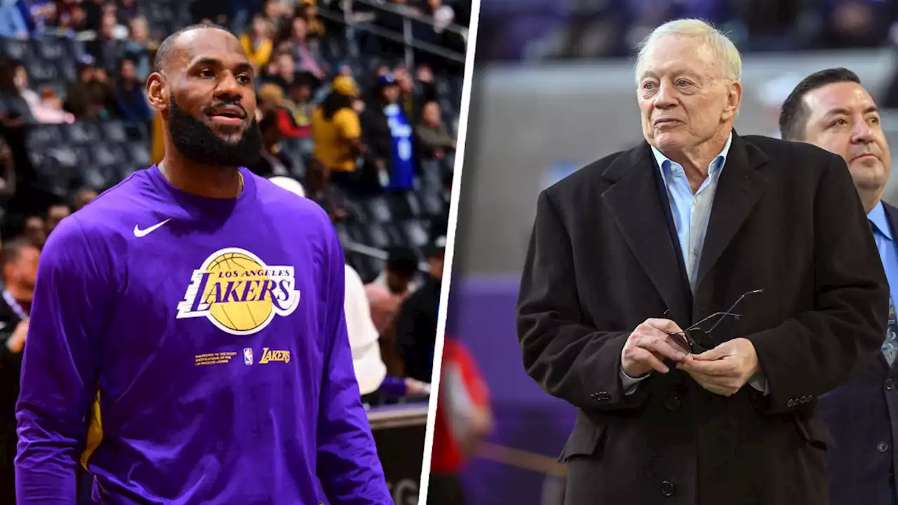 LeBron James Asks Why Reporters Haven't Questioned Him About 1957 Jerry Jones Photo