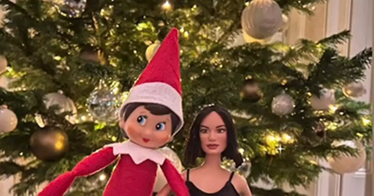 Best celeb Elf on the Shelf inspiration from Stacey's spa to Rochelle's toast