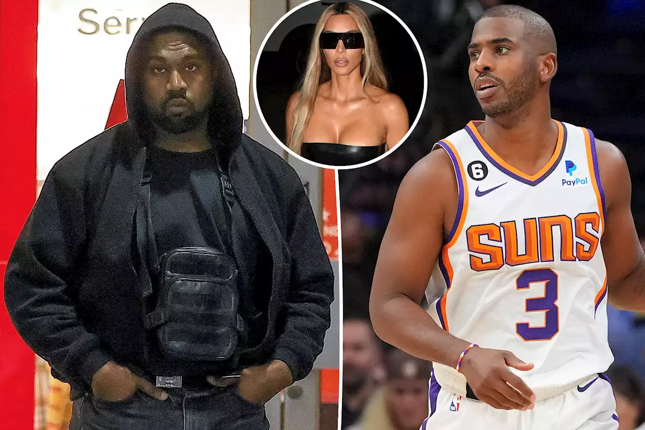 Kanye West alleges he ‘caught’ Kim Kardashian, Chris Paul amid wild Twitter rant