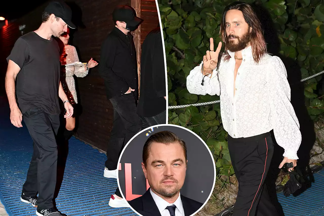 Leonardo DiCaprio parties on starry $150M yacht during Art Basel Miami