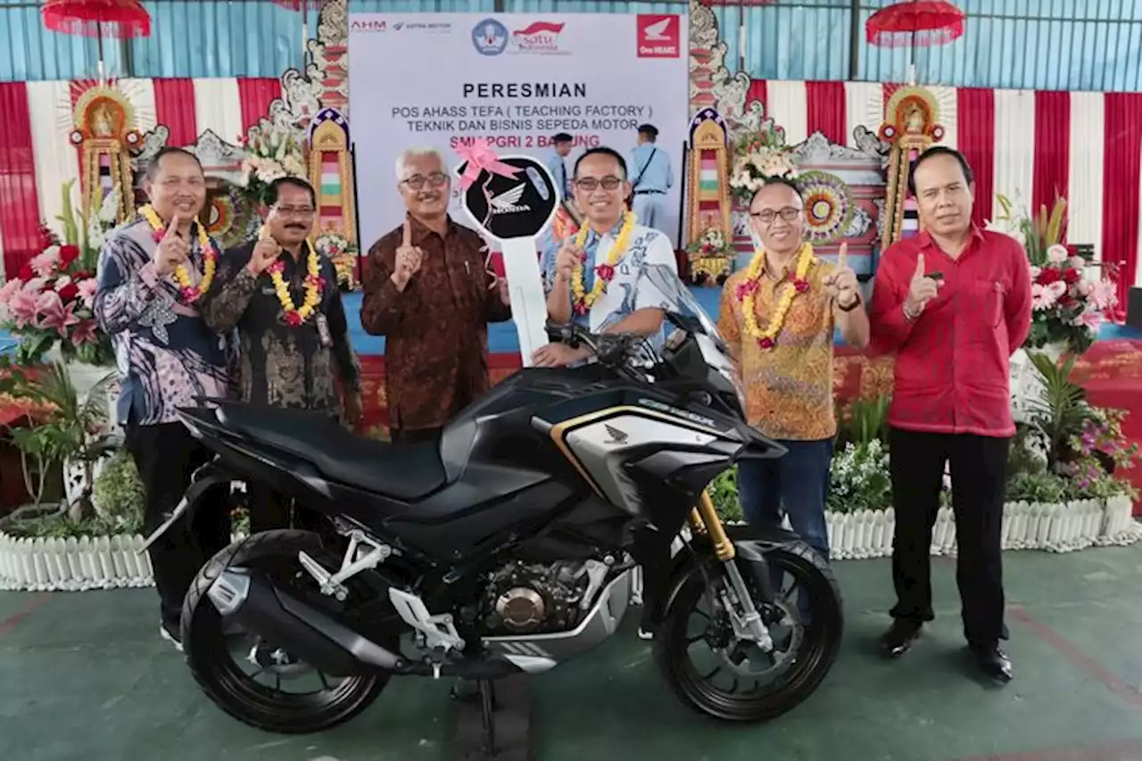 Honda Donasikan Pos AHASS Teaching Factory ke SMK PGRI 2 Badung, Jadi yang Pertama di Bali - Pikiran-Rakyat.com