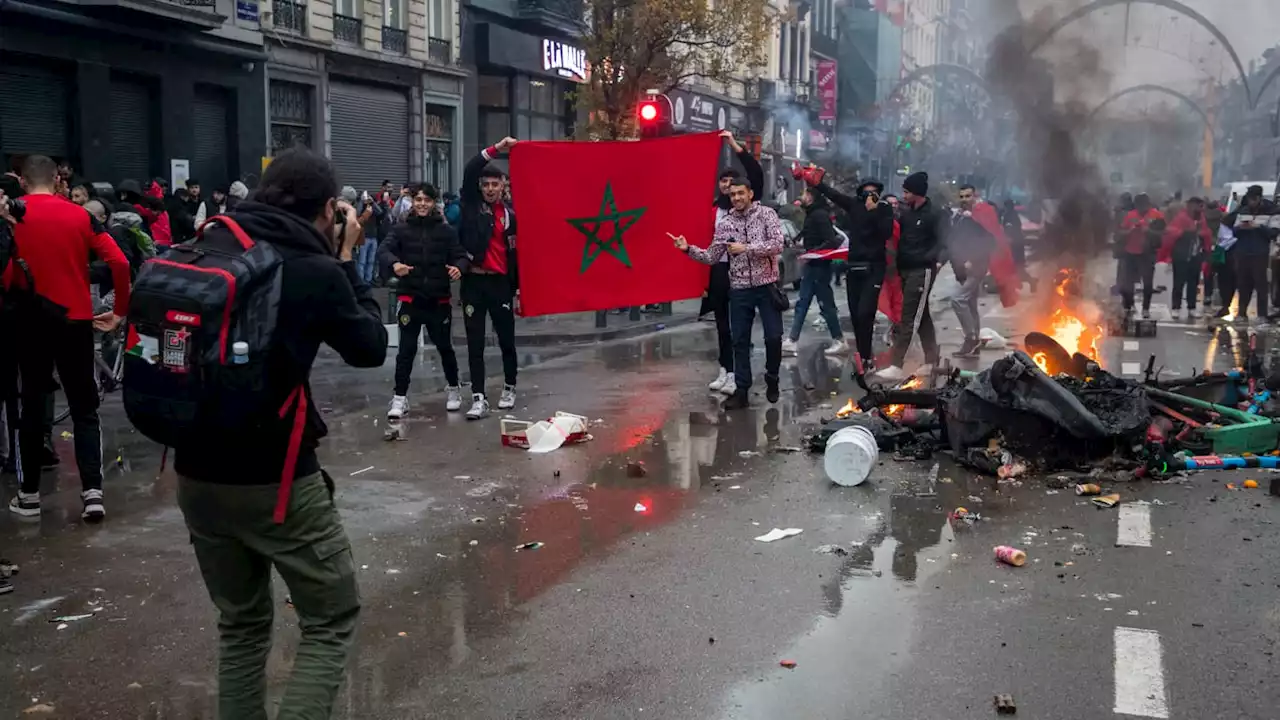 Coupe du monde 2022: des débordements et interpellations à Bruxelles après Maroc-Canada