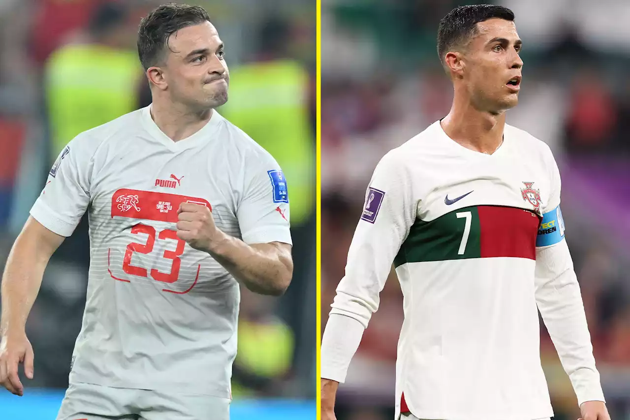 Shaqiri joins Ronaldo and Messi in elite club as Swiss ace scores at another World Cup