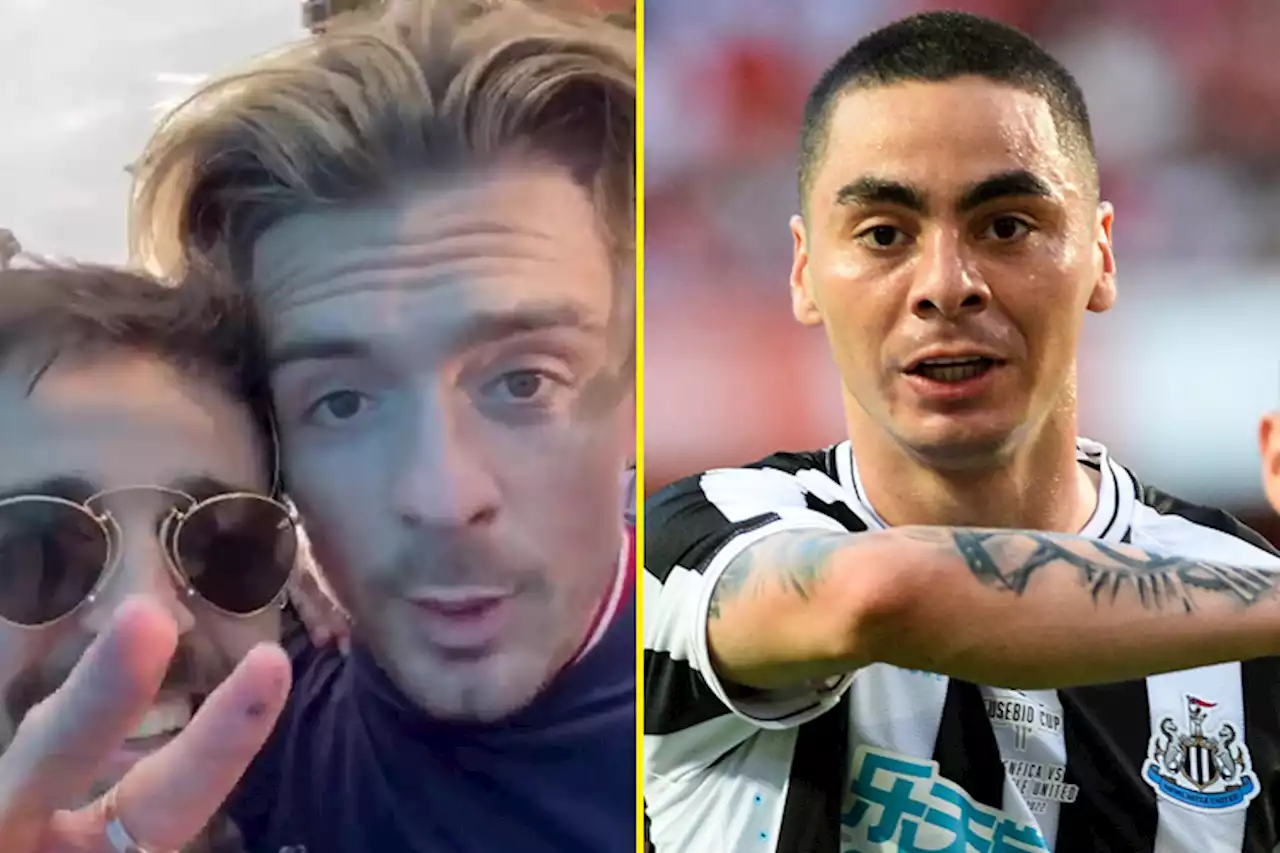 'What a guy' - Grealish admits Almiron regrets and insists he is 'buzzing' for him