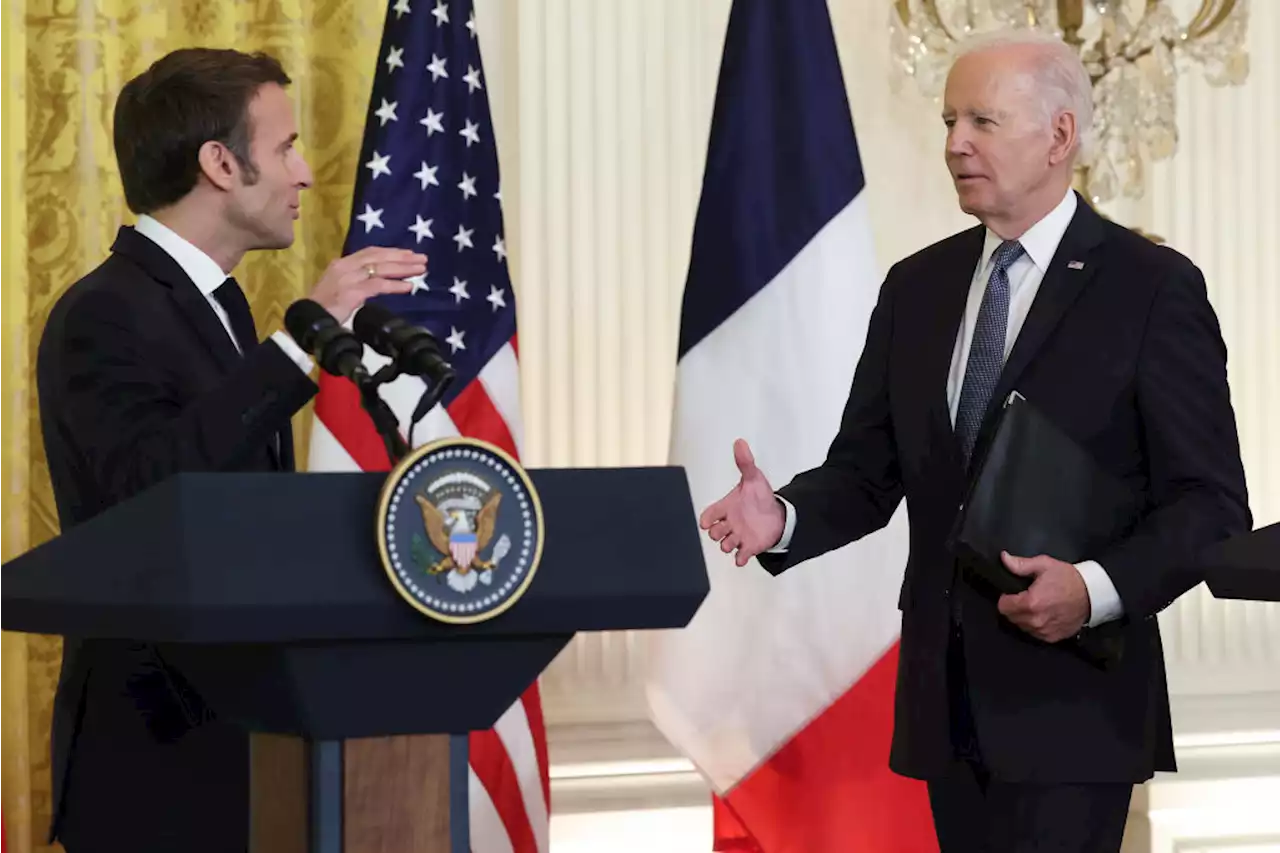 Macron Voices Europe's Ire With 2 Biden Laws