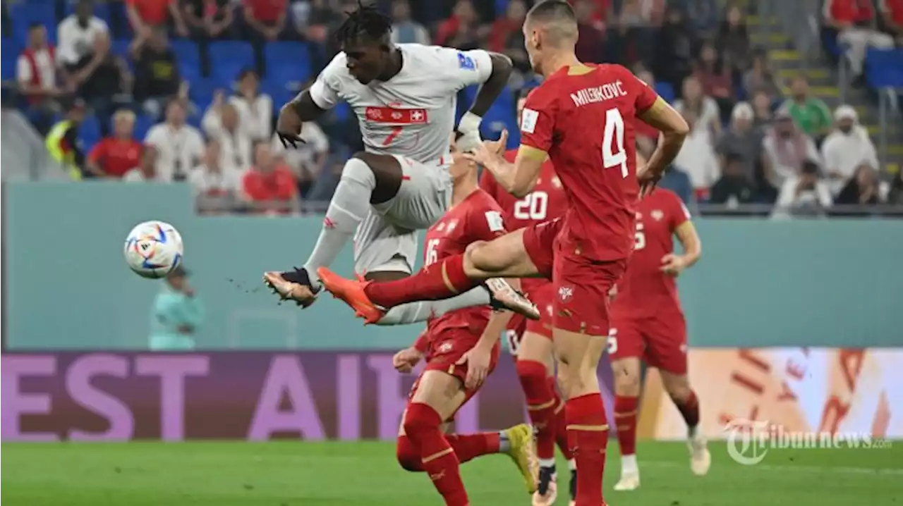 Hasil Babak I Serbia vs Swiss Piala Dunia 2022: Hujan Gol Menutup Babak Pertama, Skor 2-2. - Tribunnews.com