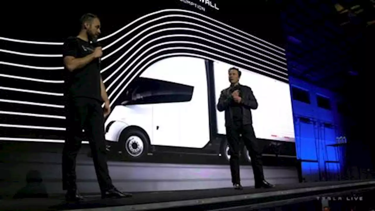 Elon Musk unveils first Tesla Semi truck