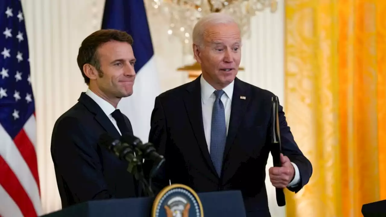 Biden, Macron Janjikan Dukungan Tak Putus Bagi Ukraina dalam Menghadapi Rusia