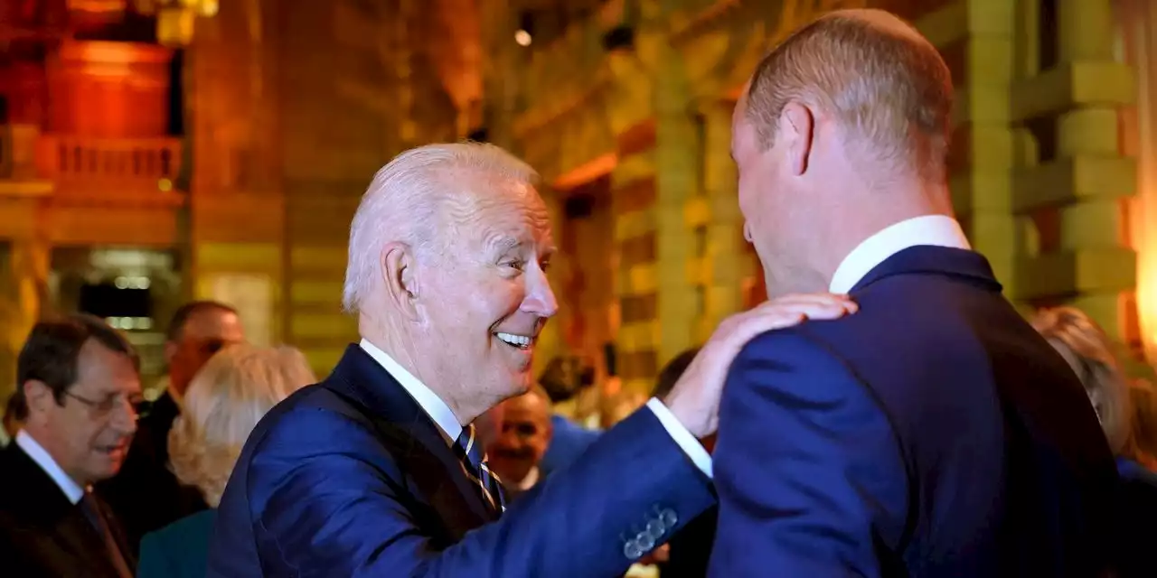 Biden Meets With Prince William in Boston