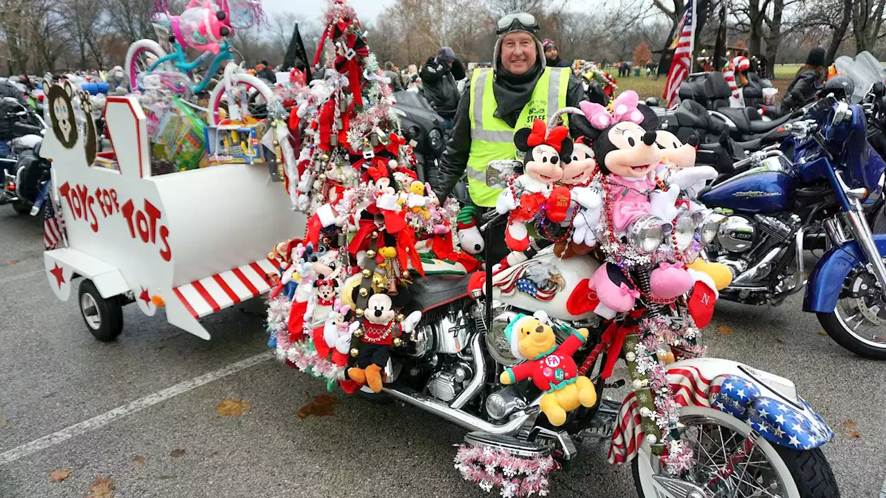 Ho, Ho, Vroom. The 45th Annual Toys for Tots Motorcycle Parade Will Roll Through Chicago Sunday