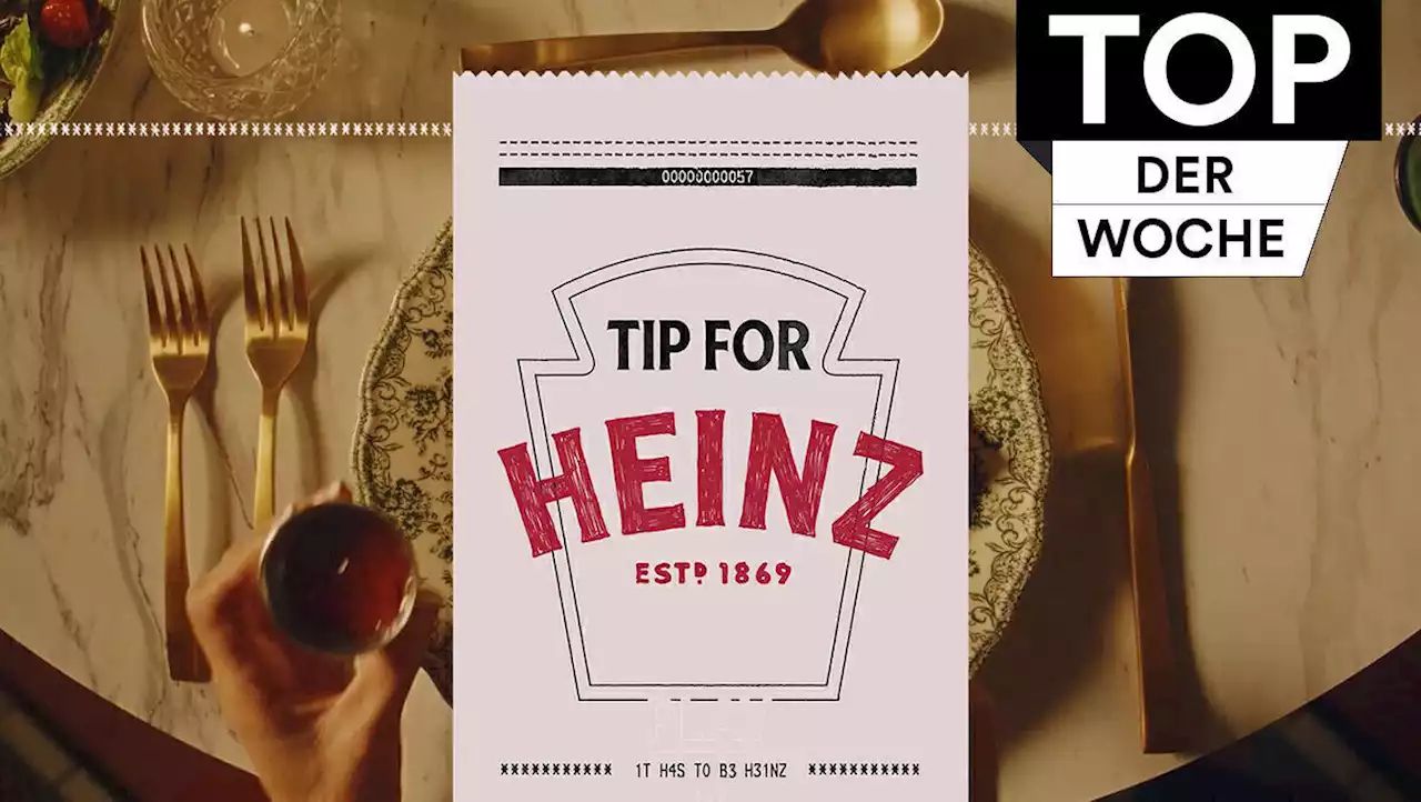 Top der Woche: Darum spendiert Heinz Ketchup das Trinkgeld | W&V