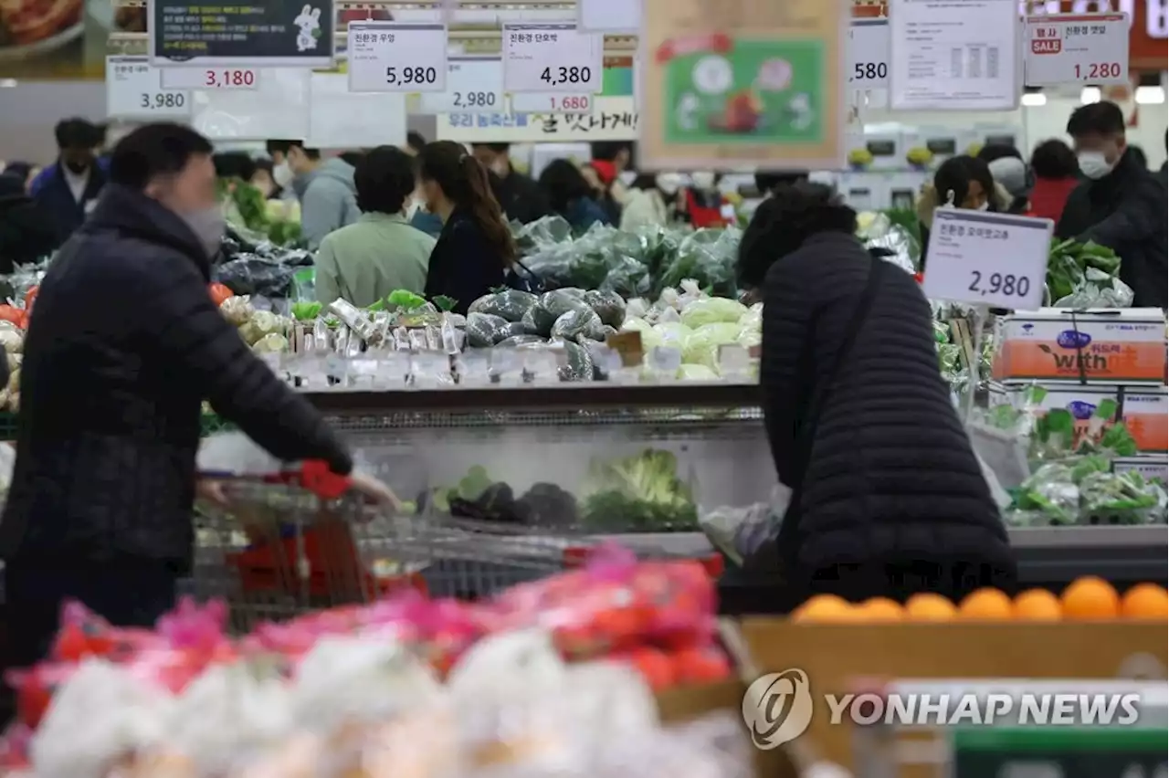 11월 물가 5.0%↑…상승세 꺾였지만 당분간 5%안팎 고물가(종합2보) | 연합뉴스