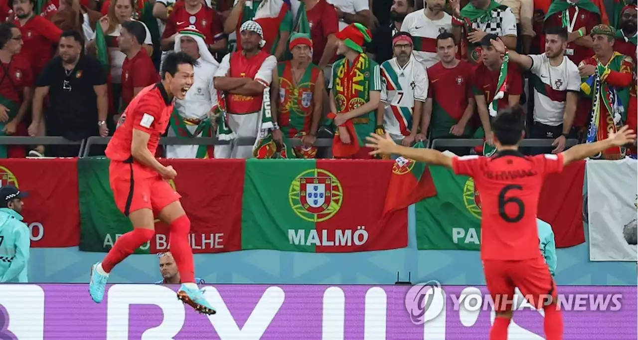 [월드컵] '김영권 동점골' 벤투호, 포르투갈과 전반 1-1로 맞서 | 연합뉴스