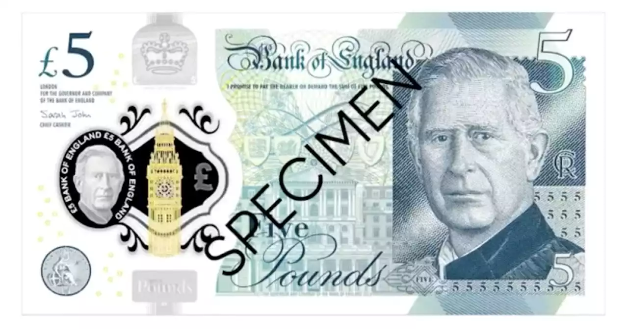 Bank of England unveils designs of banknote featuring King Charles III