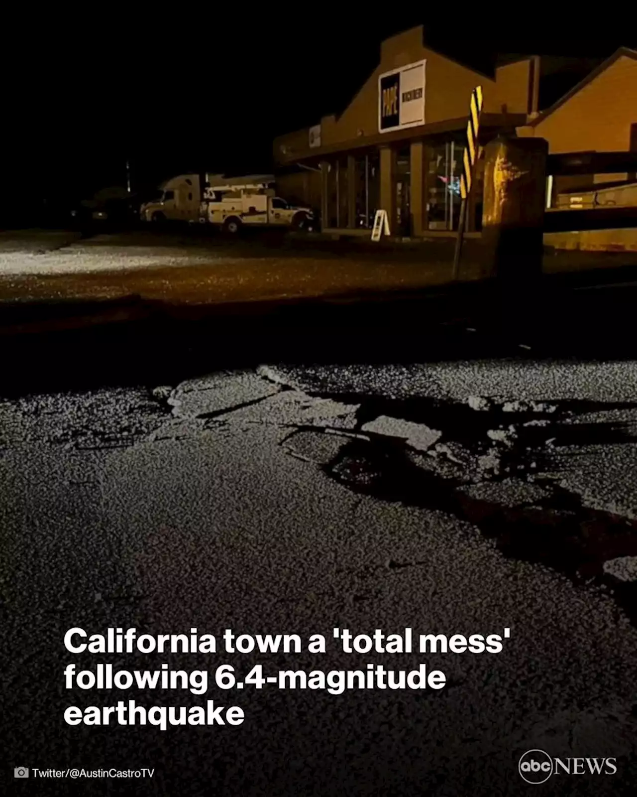 California town a 'total mess' following 6.4-magnitude earthquake