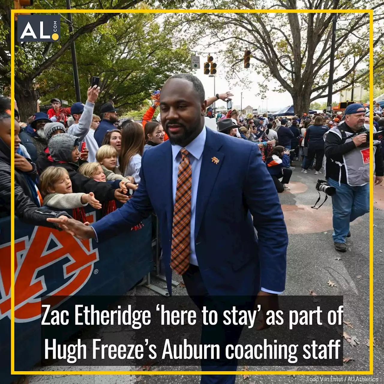 Zac Etheridge ‘here to stay’ as part of Hugh Freeze’s Auburn staff