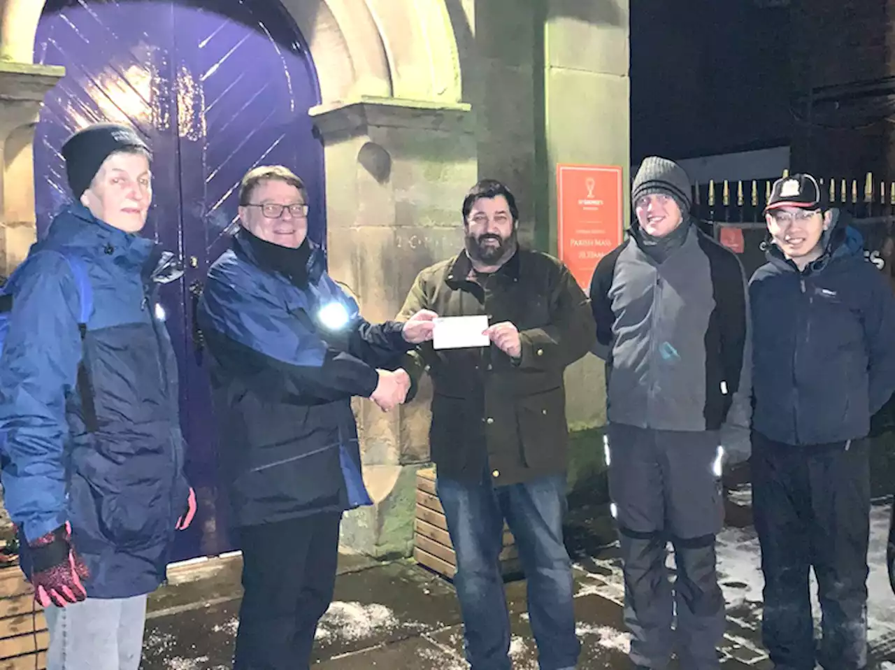 Recognition for Preston Street Pastors on one of the coldest nights of the year