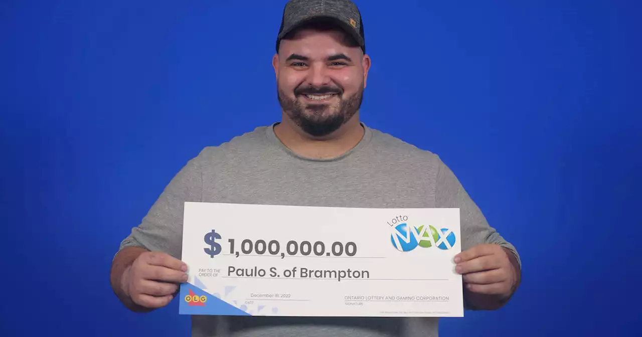 Brampton resident says he stopped breathing after $1 million lotto win