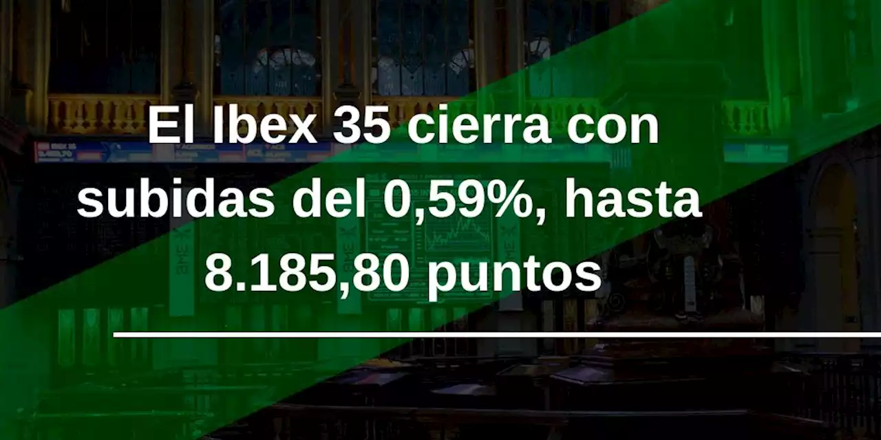 El Ibex 35 cierra con subidas gracias al empuje de los bancos y Repsol