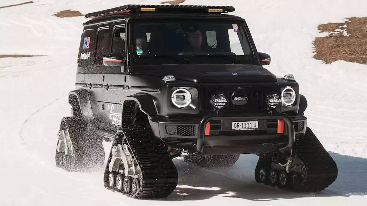 Man Spent $150,000 To Turn His Mercedes G-Class Into A Snow Tank | Carscoops