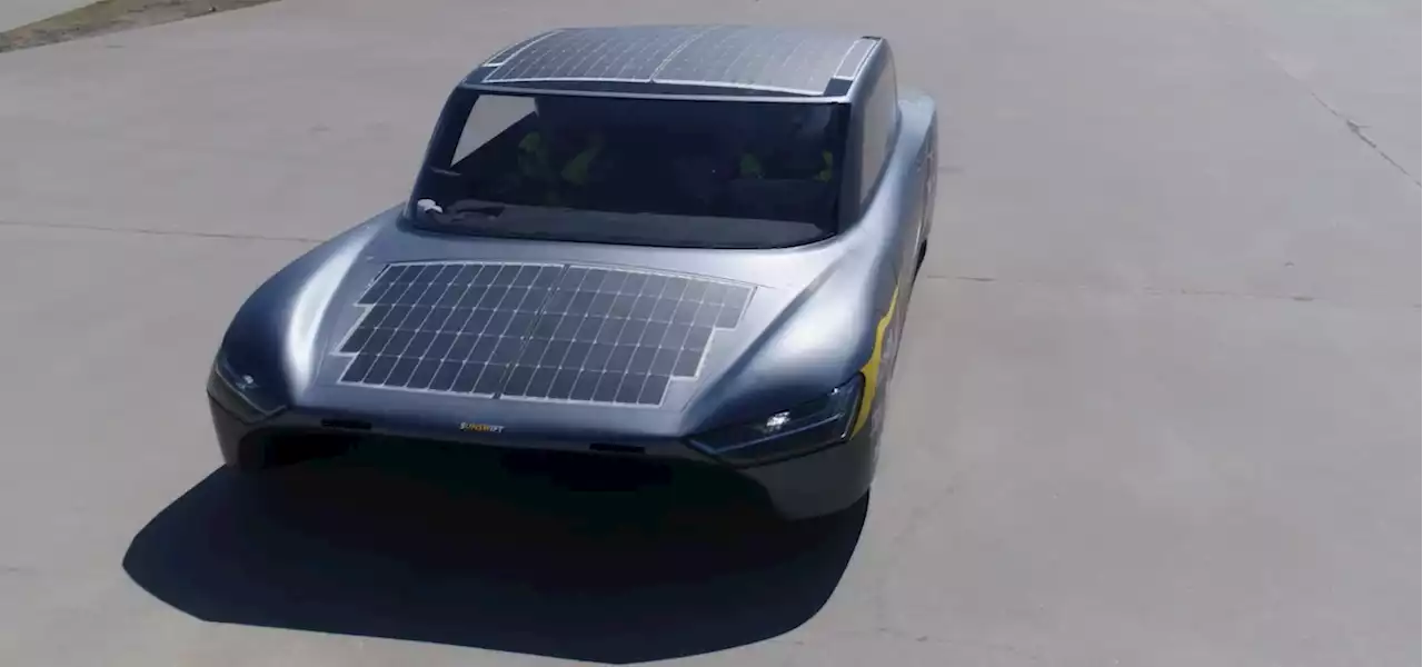 Sunswift 7 Solar Electric Car Seeks World Record in Australia